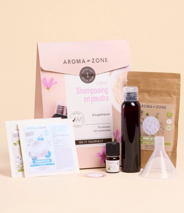 Kit cosmétique maison Shampooing en poudre à la guimauve