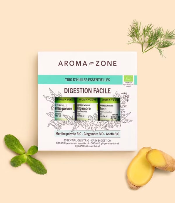 Trio d'Huiles essentielles - Digestion Facile - Complément alimentaire