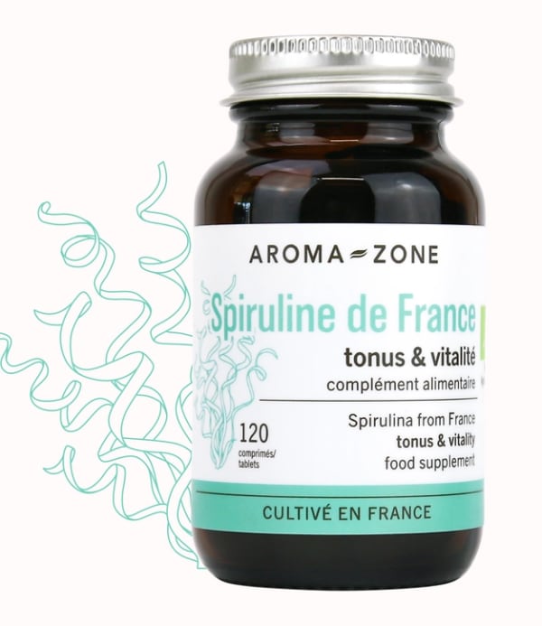 Spiruline de France BIO - 120 comprimés - complément alimentaire