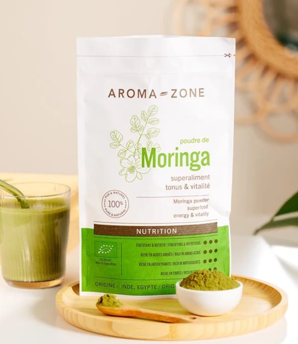 Poudre de feuilles de Moringa BIO