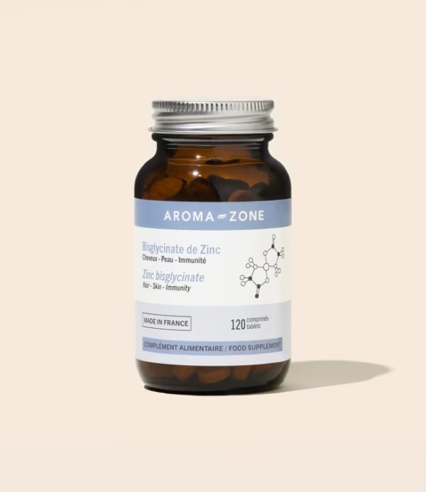Bisglycinate de zinc - 120 comprimés - Complément alimentaire