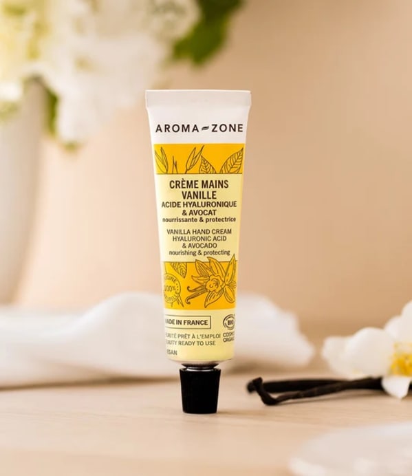 Crème mains Acide hyaluronique & Avocat BIO - Vanille