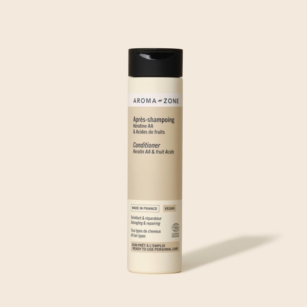 Après-shampoing démêlant et réparateur Kératine AA & Acides de fruits