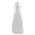 Flacon 20/410 sans bouchage Flacon PET 100 ml transparent Prisme